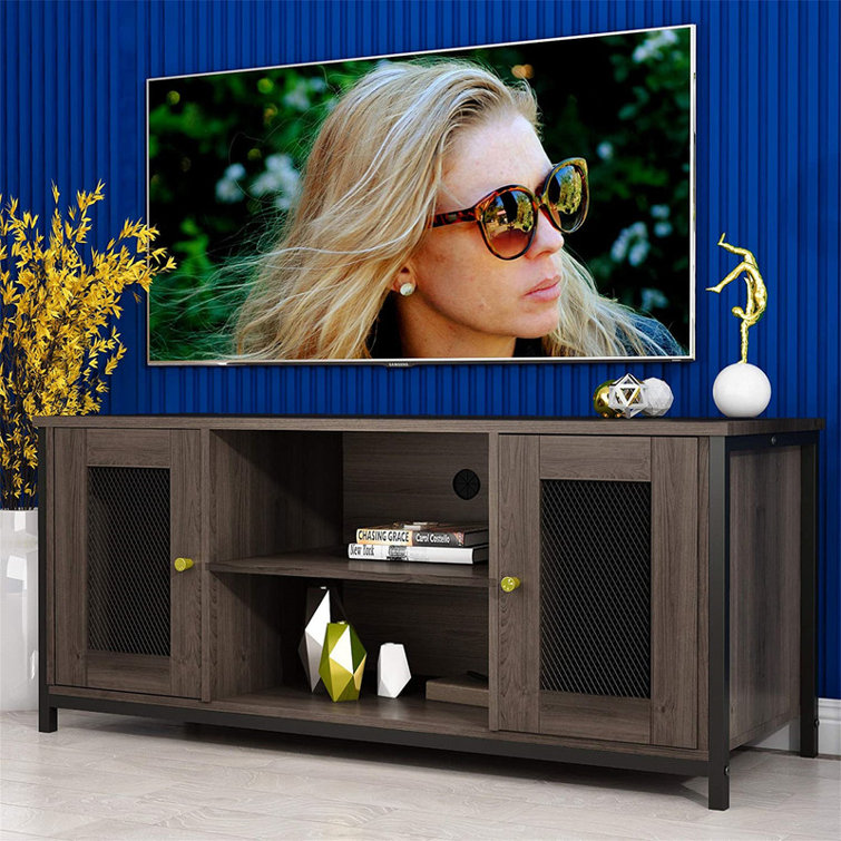 17 Stories Odesza TV Stand for TVs up to 40" with Ethanol Fireplace
